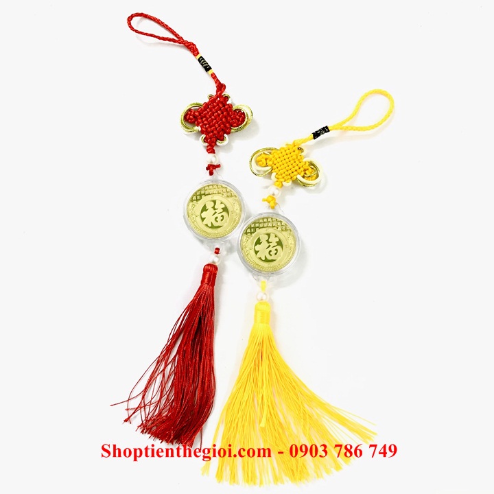 Dây Treo Xu Cá Chép Vượt Vũ Môn In Màu - SP005197